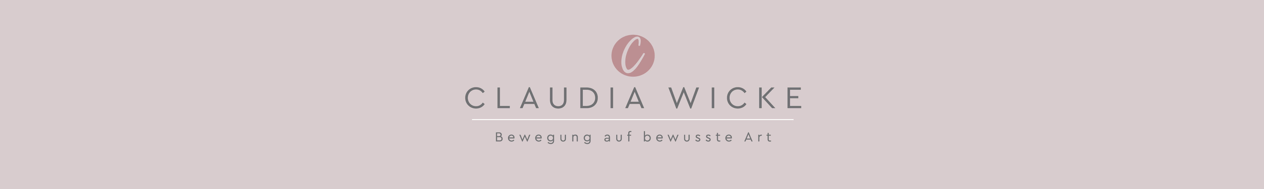 Claudia Wicke, Bewegung auf bewusste Art, Logo