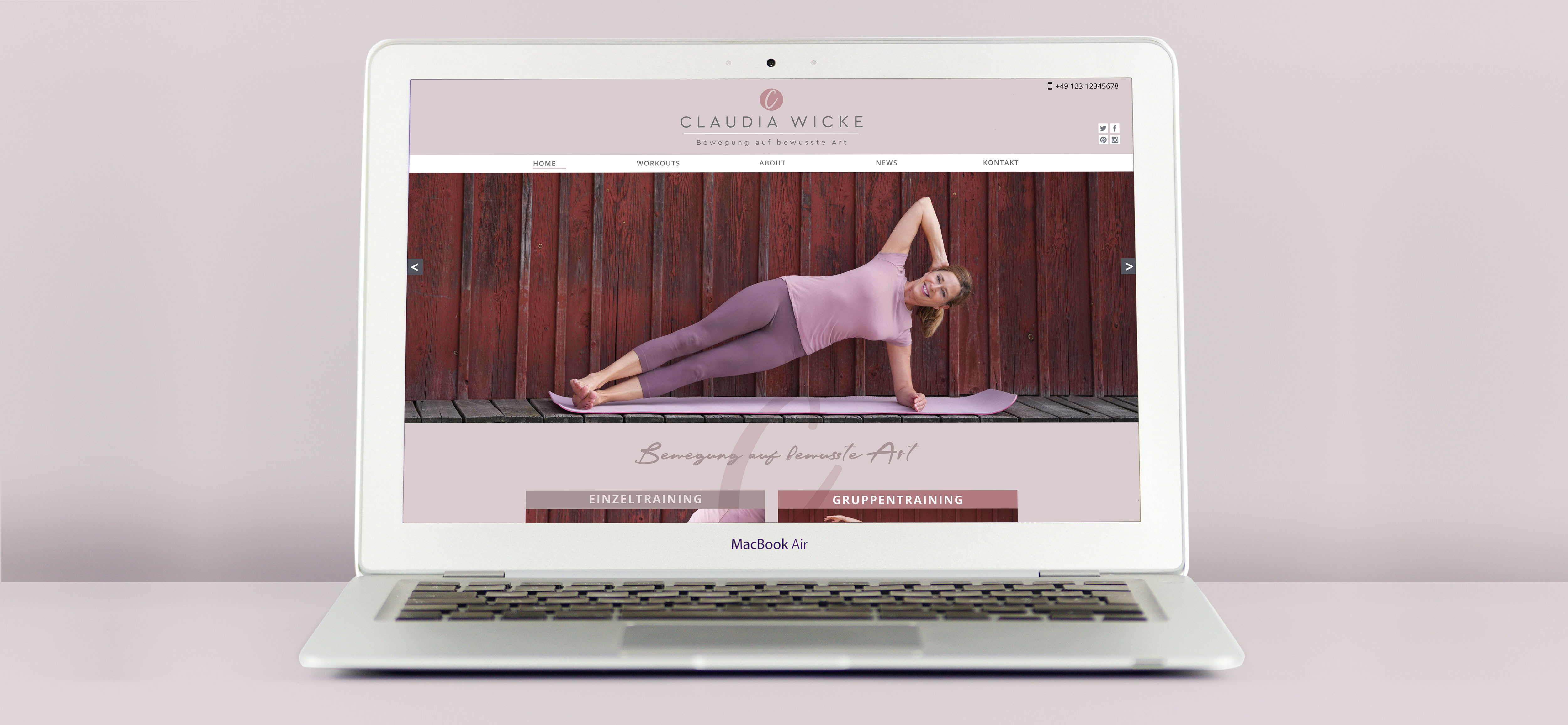 Claudia Wicke Webseite