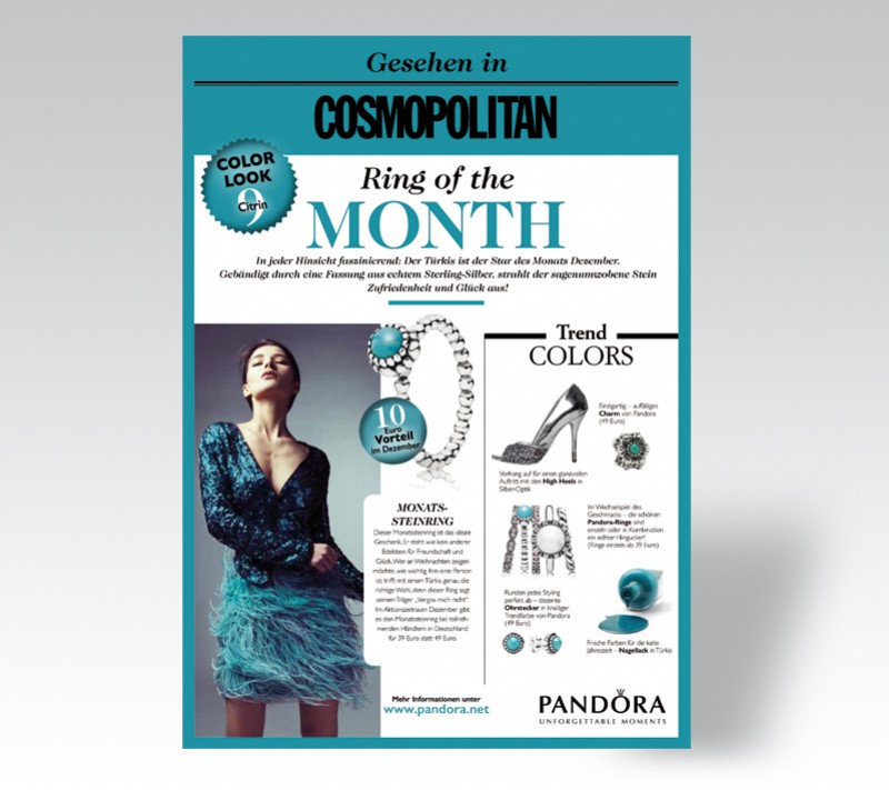 Promotion Cosmopolitan Pandora